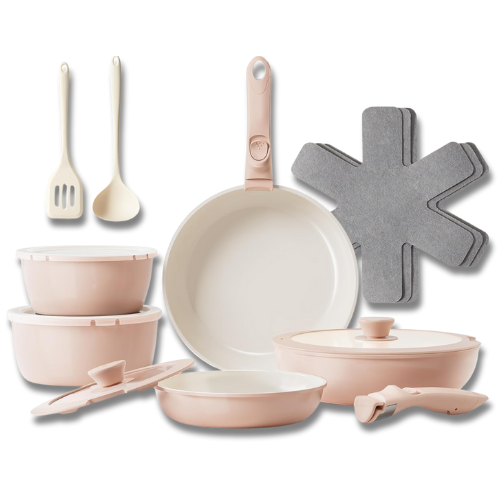 ProChefSet® - Juego de Batería de Cocina de Acero Inoxidable Indestructible Antiadherente 29 ES2