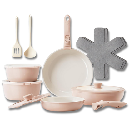 ProChefSet® - Juego de Batería de Cocina de Acero Inoxidable Indestructible Antiadherente 29 ES2