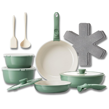 ProChefSet® - Juego de Batería de Cocina de Acero Inoxidable Indestructible Antiadherente 29 ES2