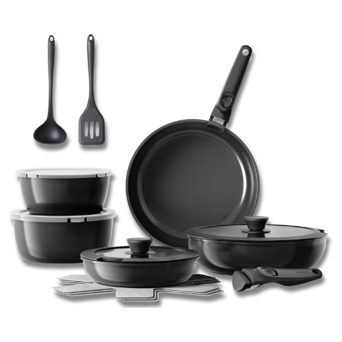 ProChefSet® - Juego de Batería de Cocina de Acero Inoxidable Indestructible Antiadherente 29 ES2