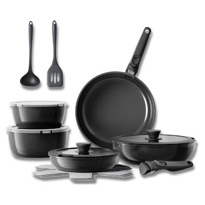 ProChefSet® - Juego de Batería de Cocina de Acero Inoxidable Indestructible Antiadherente 29 ES2