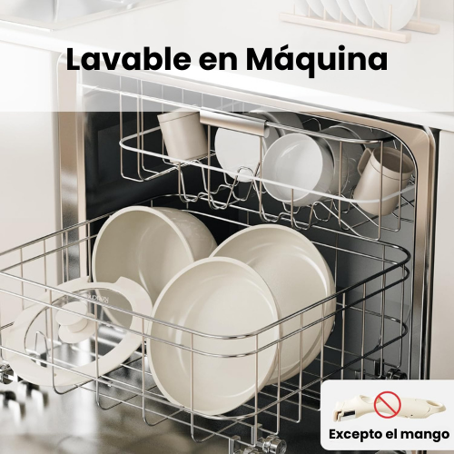 ProChefSet® - Juego de Batería de Cocina de Acero Inoxidable Indestructible Antiadherente 29 ES2