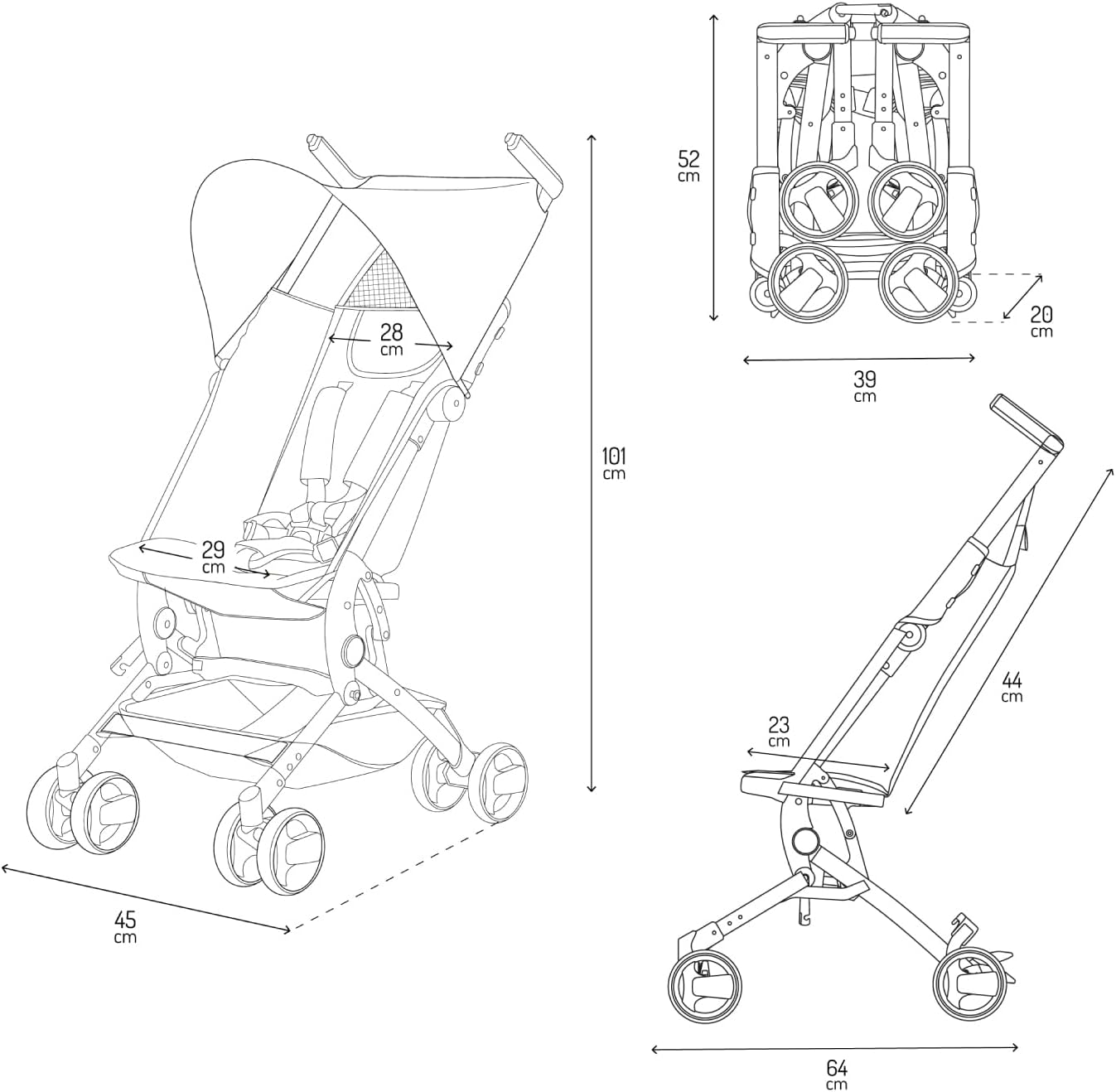 MamiGo® - El Cochecito Ultra-Ligero que se Convierte en Mochila