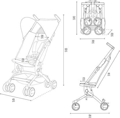 MamiGo® - El Cochecito Ultra-Ligero que se Convierte en Mochila