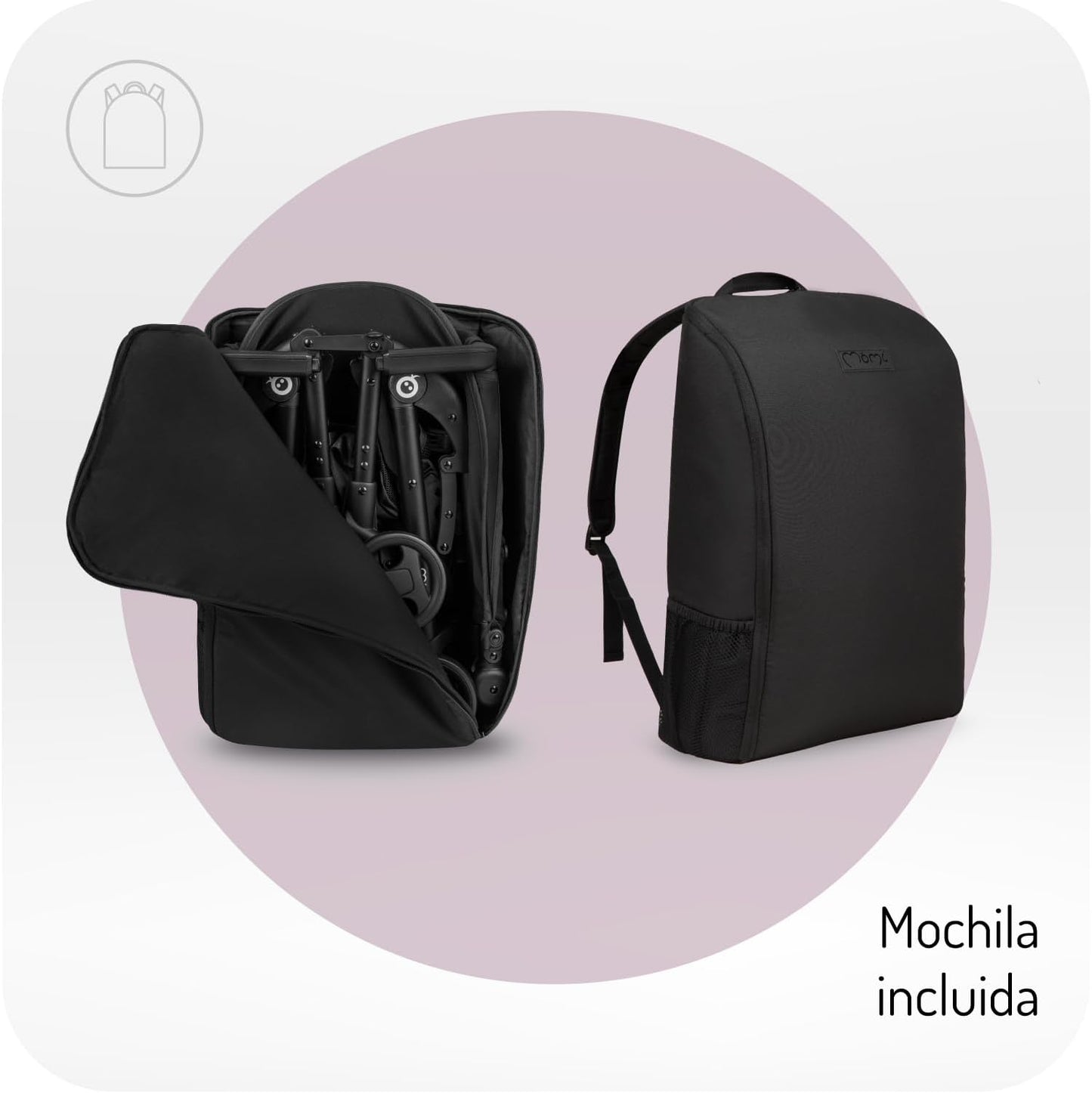 MamiGo® - El Cochecito Ultra-Ligero que se Convierte en Mochila