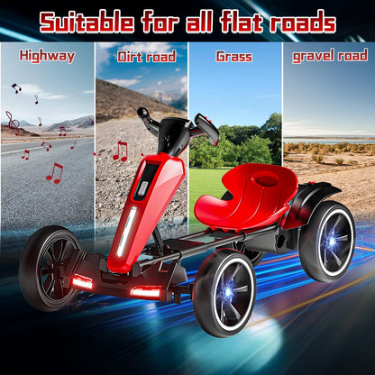 My Kart® - Go-Kart Eléctrico Plegable para Niños