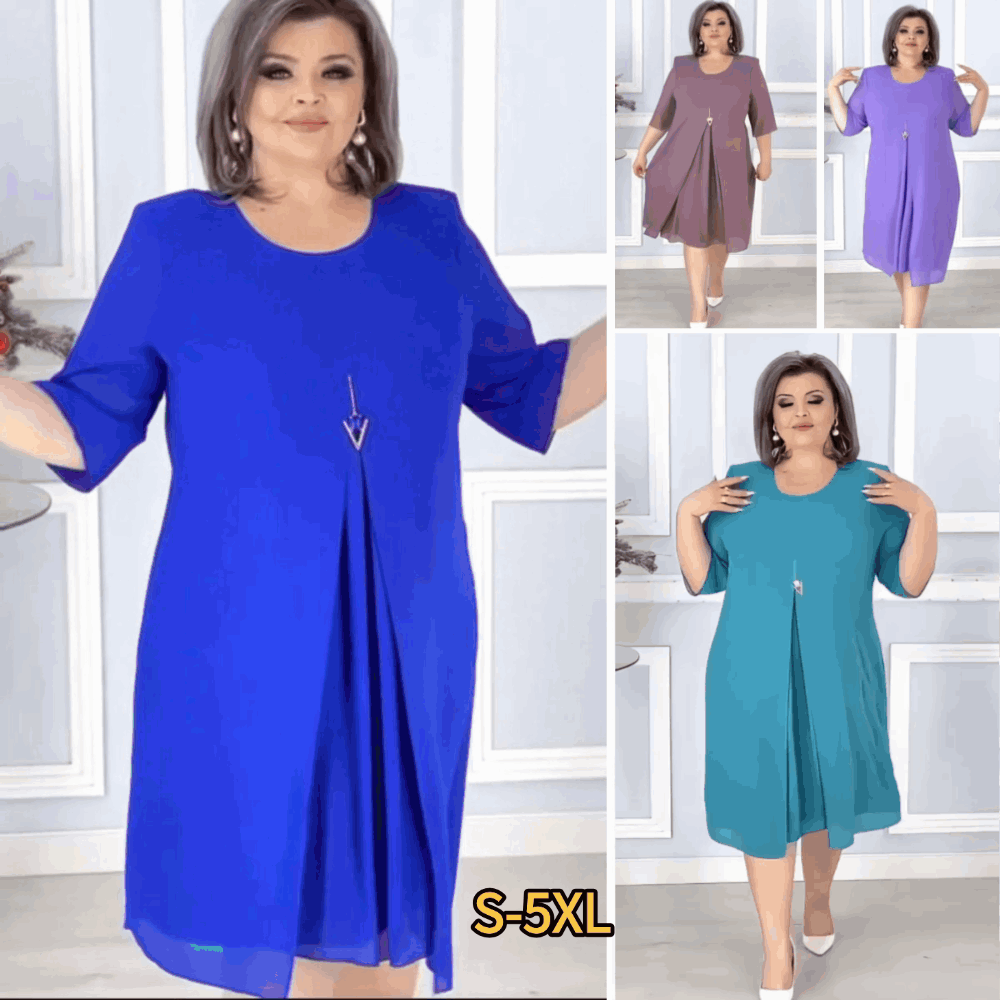 FitDress® - Vestido para mujeres con tallas grandes, adelgazante y fresco [¡Paga uno y llévate dos!]