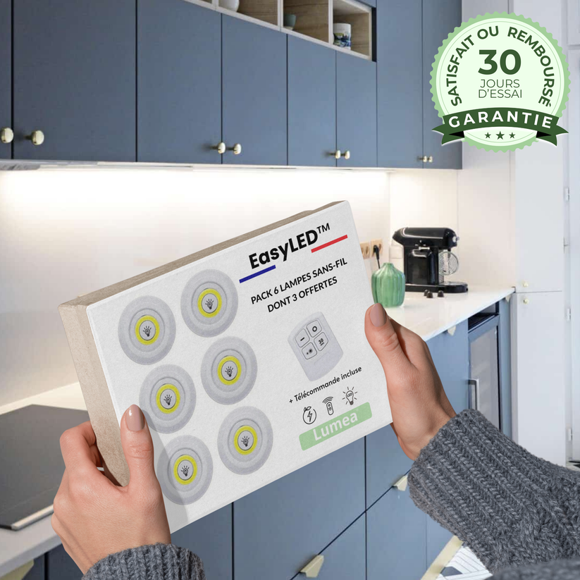 GoodLight® - Lámparas LED adhesivas inalámbricas [10 por el precio de 1]