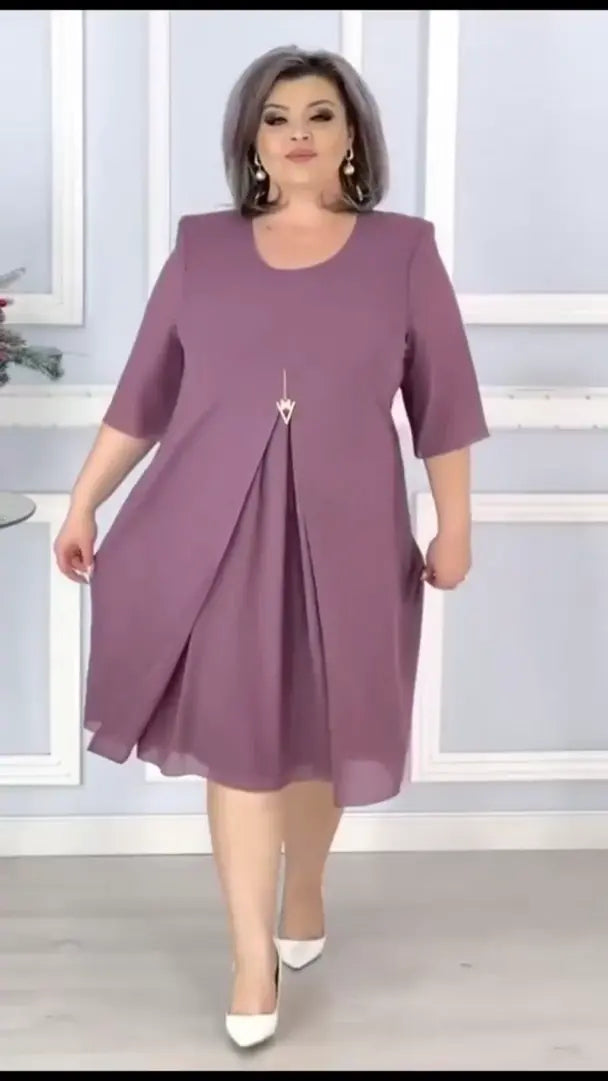 FitDress® - Vestido para mujeres con tallas grandes, adelgazante y fresco [¡Paga uno y llévate dos!]
