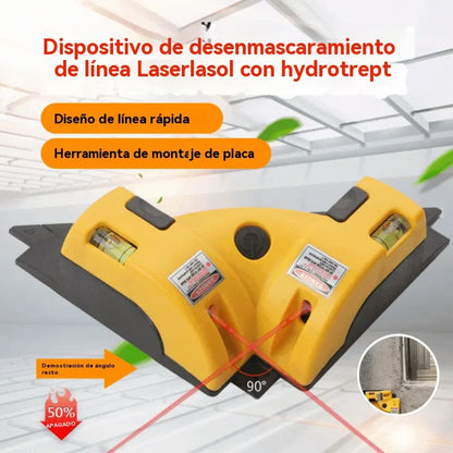 Prexision® - Niveau laser à 90 degrés, outil pour la pose de carreaux à angle droit, niveau infrarouge haute précision