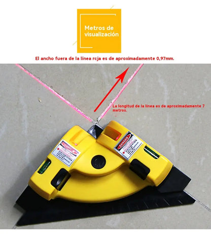 Prexision® - Niveau laser à 90 degrés, outil pour la pose de carreaux à angle droit, niveau infrarouge haute précision