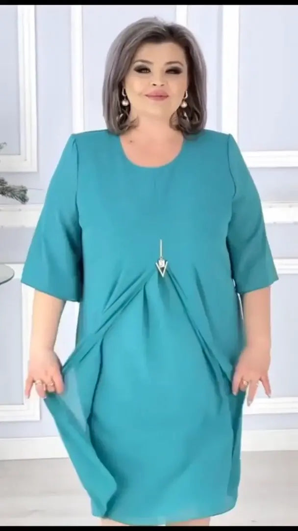 FitDress® - Vestido para mujeres con tallas grandes, adelgazante y fresco [¡Paga uno y llévate dos!]