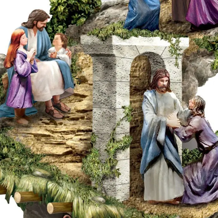 JesusLife® - Adorno religioso que representa la vida de Jesús.