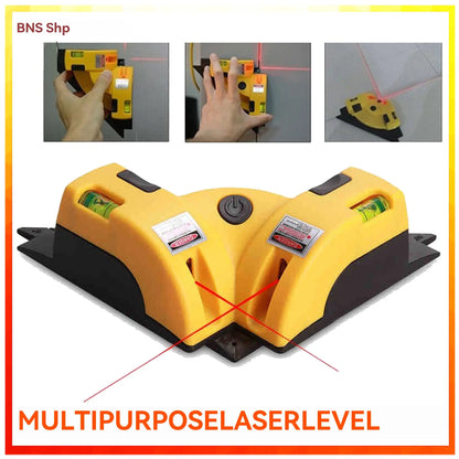 Prexision® - Niveau laser à 90 degrés, outil pour la pose de carreaux à angle droit, niveau infrarouge haute précision
