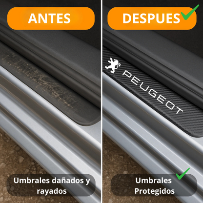 GripOn® -  Los Protector de Escalones que SE ADHIEREN en 1 Minuto y PROTEGEN Tu Coche de Arañazos y Desgaste, ¡con el Logo de Tu Marca!