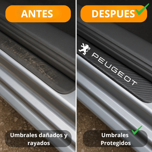 GripOn® -  Los Protector de Escalones que SE ADHIEREN en 1 Minuto y PROTEGEN Tu Coche de Arañazos y Desgaste, ¡con el Logo de Tu Marca!