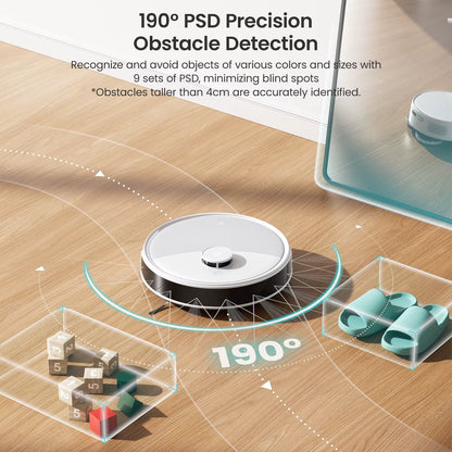 RobotClean® - El Robot Aspirador con Potencia UltraFuerte que Elimina el 100% del Pelo de Mascotas y Polvo 2ES