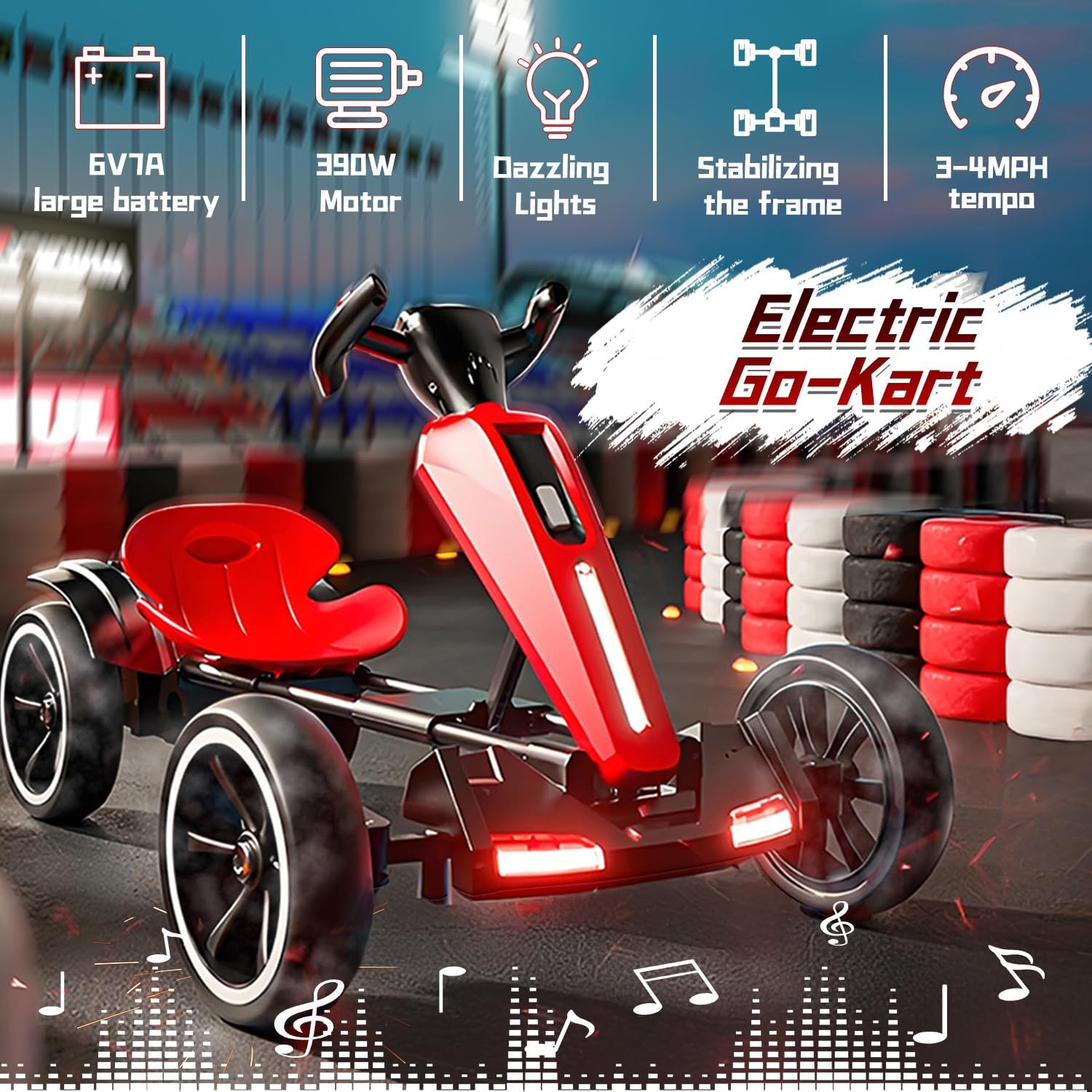 My Kart® - Go-Kart Eléctrico Plegable para Niños – hoy rebajas