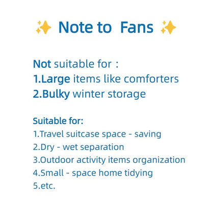 SpaceVacPro® -  El Sistema de Compresión Portátil que Reduce el Volumen de tu Ropa